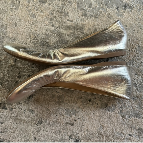 J. Crew Metallic Ballet Flats - Picture 3 of 5